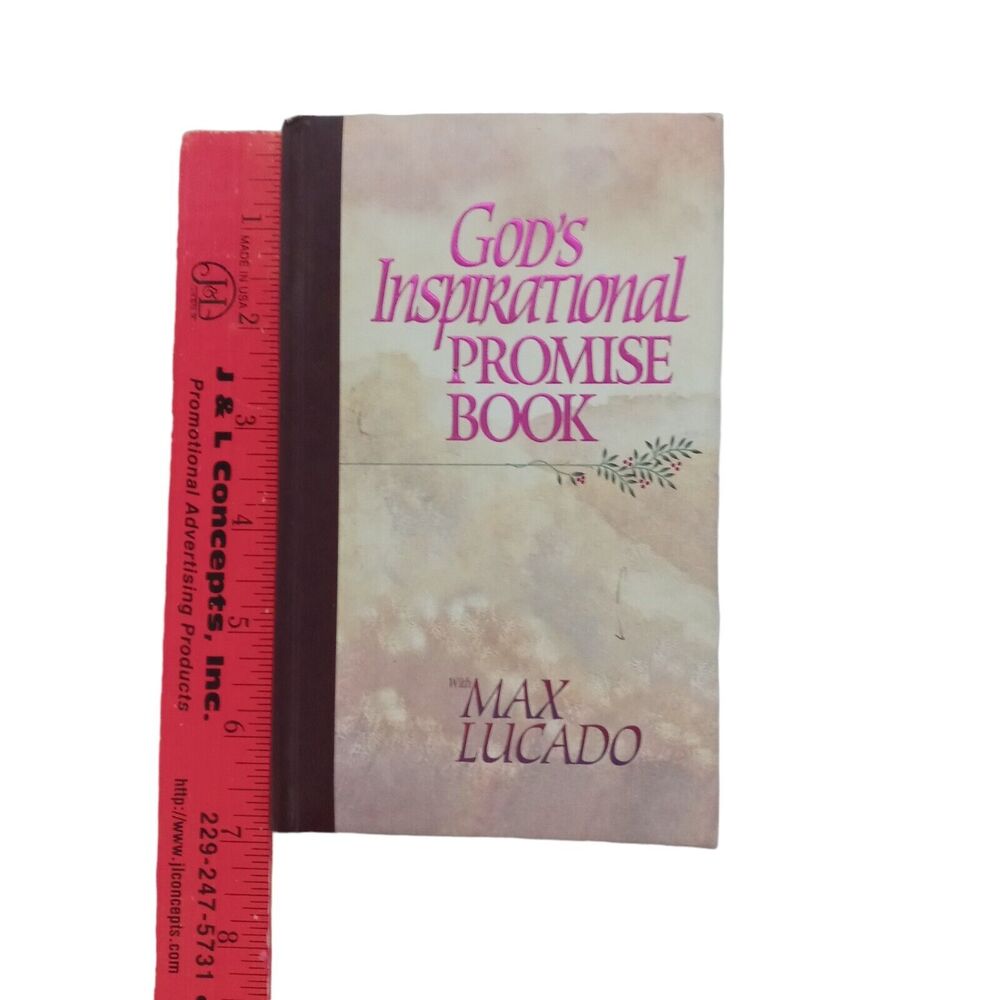 Gods Inspirational Promise Book Max Lucado Insight Scriptural Wisdom Scripture - Picture 12 of 16